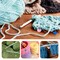 220/900 Pieces Stitch Markers,with 15 Pcs Large Eye Blunt Sewing Needles,Colorful Crochet Stitch Markers for Knitting Stitch Locking Clips Crochet Pins with Storage Box